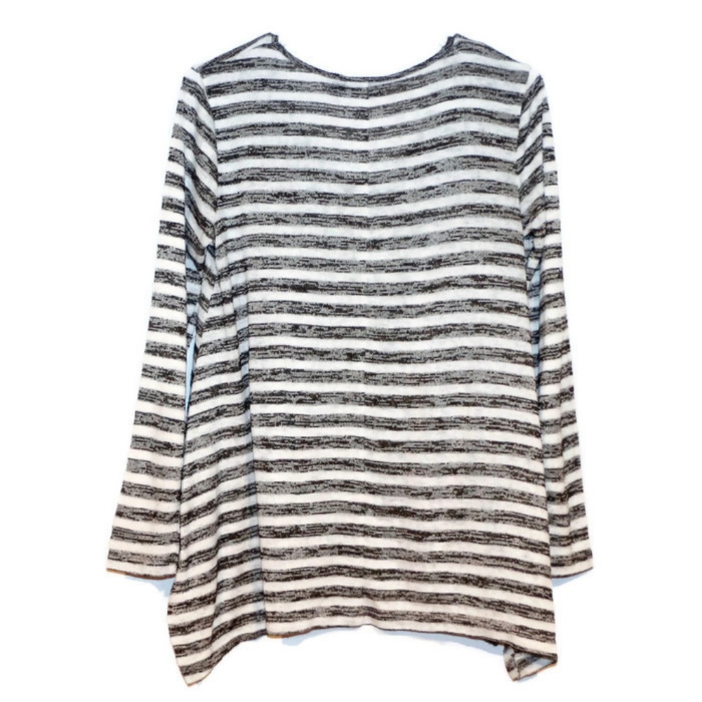 ANA Striped Long Sleeve Shirt, Size M - Picture 2 of 3